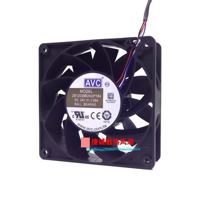 AVC 2B12038B24UP184 24V 2.08A 12CM 12038 High air volume inverter cooling fan