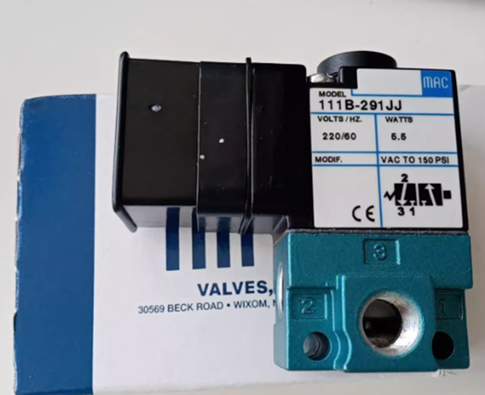 new  MAC 111B-291JJ solenoid valve MAC