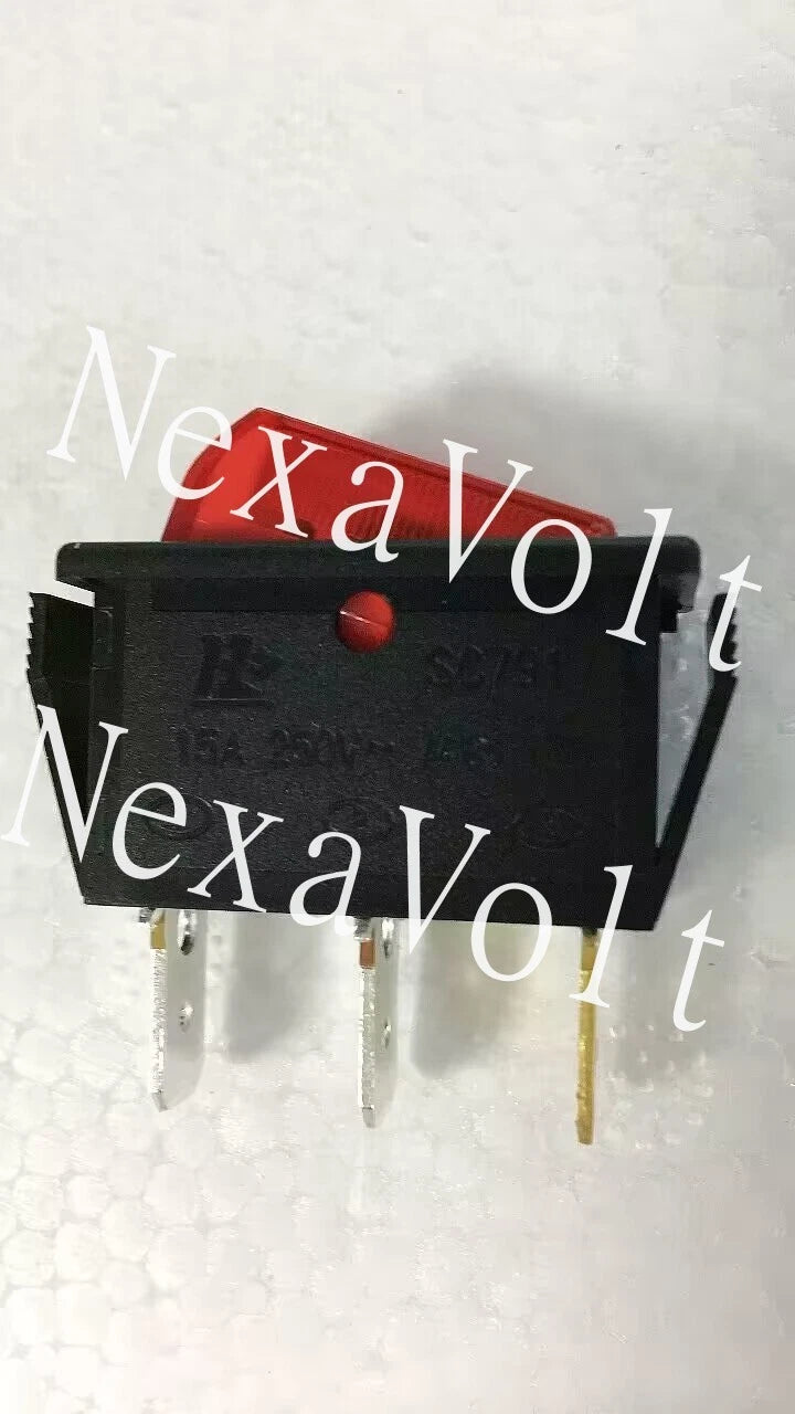 1PC 15A 125V/250VAC T85 Rocker Switch SC791/ SC791-6XAW 3-pin 2-position