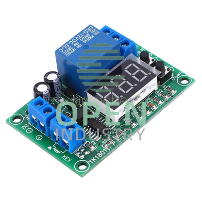 DC 12V Display Delay Timing Relay Module Timer Relay Board 1-999 Seconds