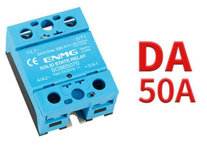 new ENMG single-phase solid state relay 24VDC controlled AC24-510V SSR-50DA SO865070