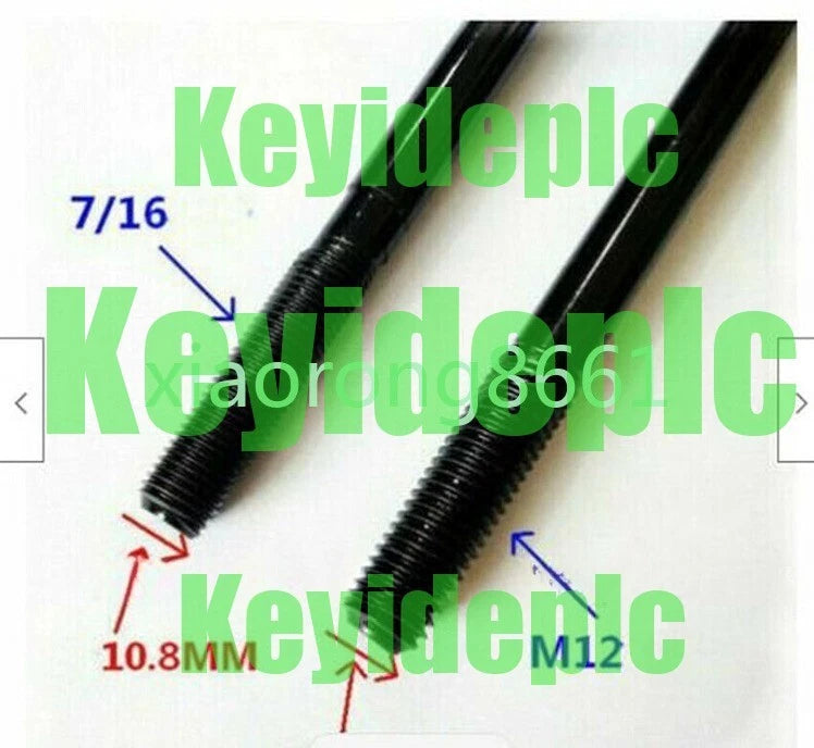 1PC Draw Bar Overall Drawbar M12 or 7/16 Thread Fit Milling Machine R8 #ke
