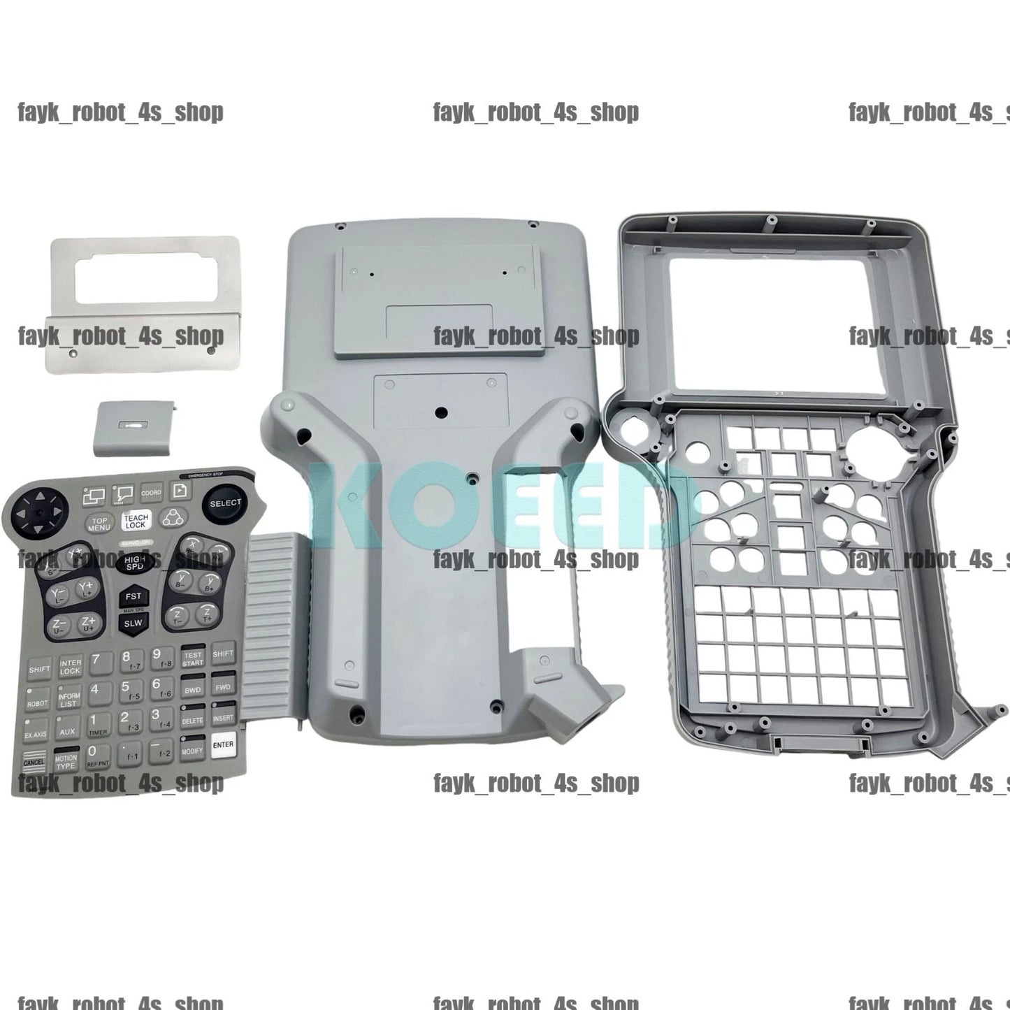F JZNC-XPP02B Yaskawa robot XRC Pendant keypad button film+housing shell kit