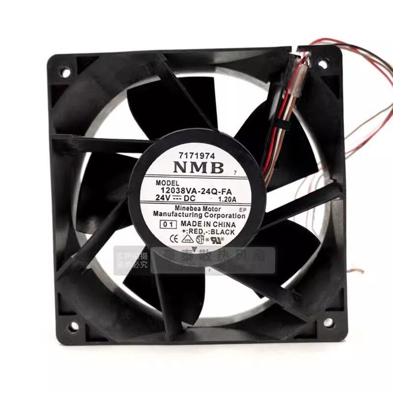 NMB 12038VA-24Q-FA 12038 DC24V 1.20A 12CM 4-Wire Inverter Cooling Fan