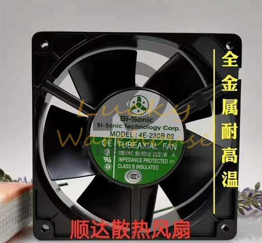 Bi-Sonic 4E-230B 02 12038 AC230V 22W/21W Metal Heat Resistant Fan