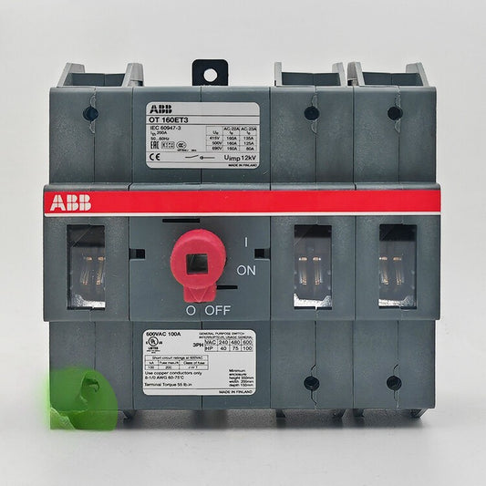 1pcs  ABB OT160E3 Rotating disconnect switch