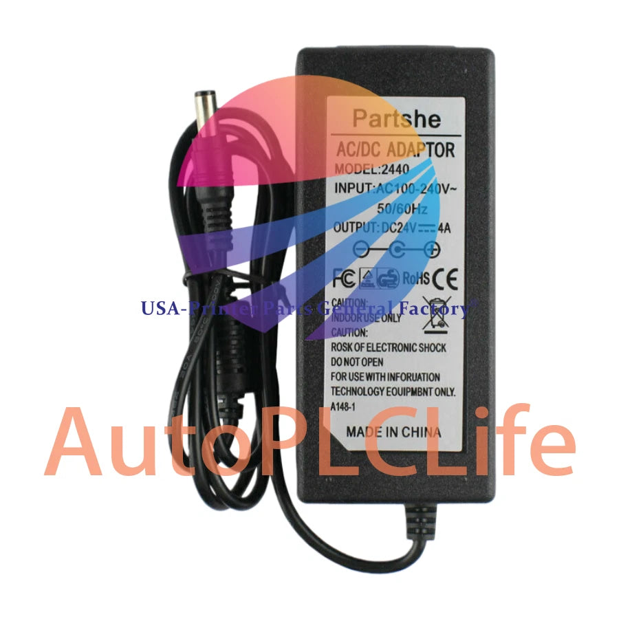 10pcs 24V 4A AC DC Adapter For Zebra GK420d GX420d GK420t GX420t Power Supply