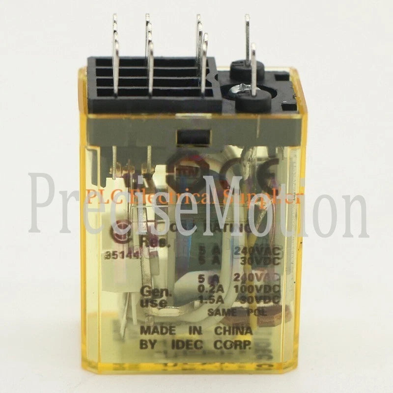 RY4S-UL DC24V IDEC Electromechanical Relay 5A 240VAC 14 Pin x 1X