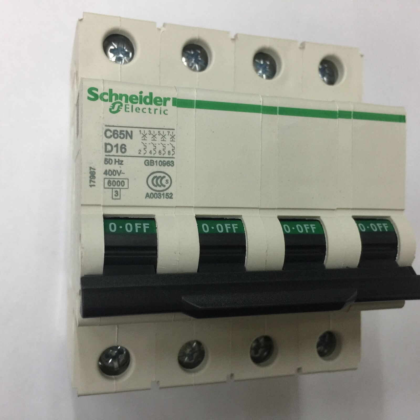 new 1PCS  C65N 4P D16 breaker Schneider