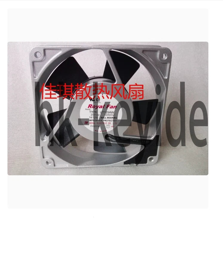 For UT125AW Royal Fan 200V 14/12W Aluminum Frame Fan Fan 120*120*25MM