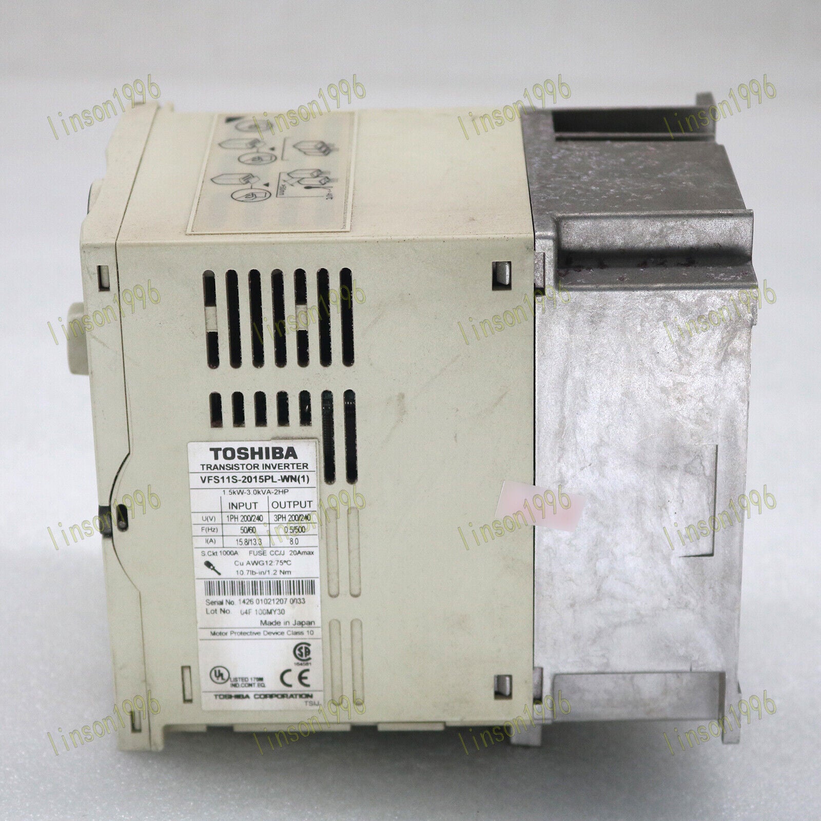used TSB VFS11S-2015PL-WN 1.5KW 220V inverter - TSB