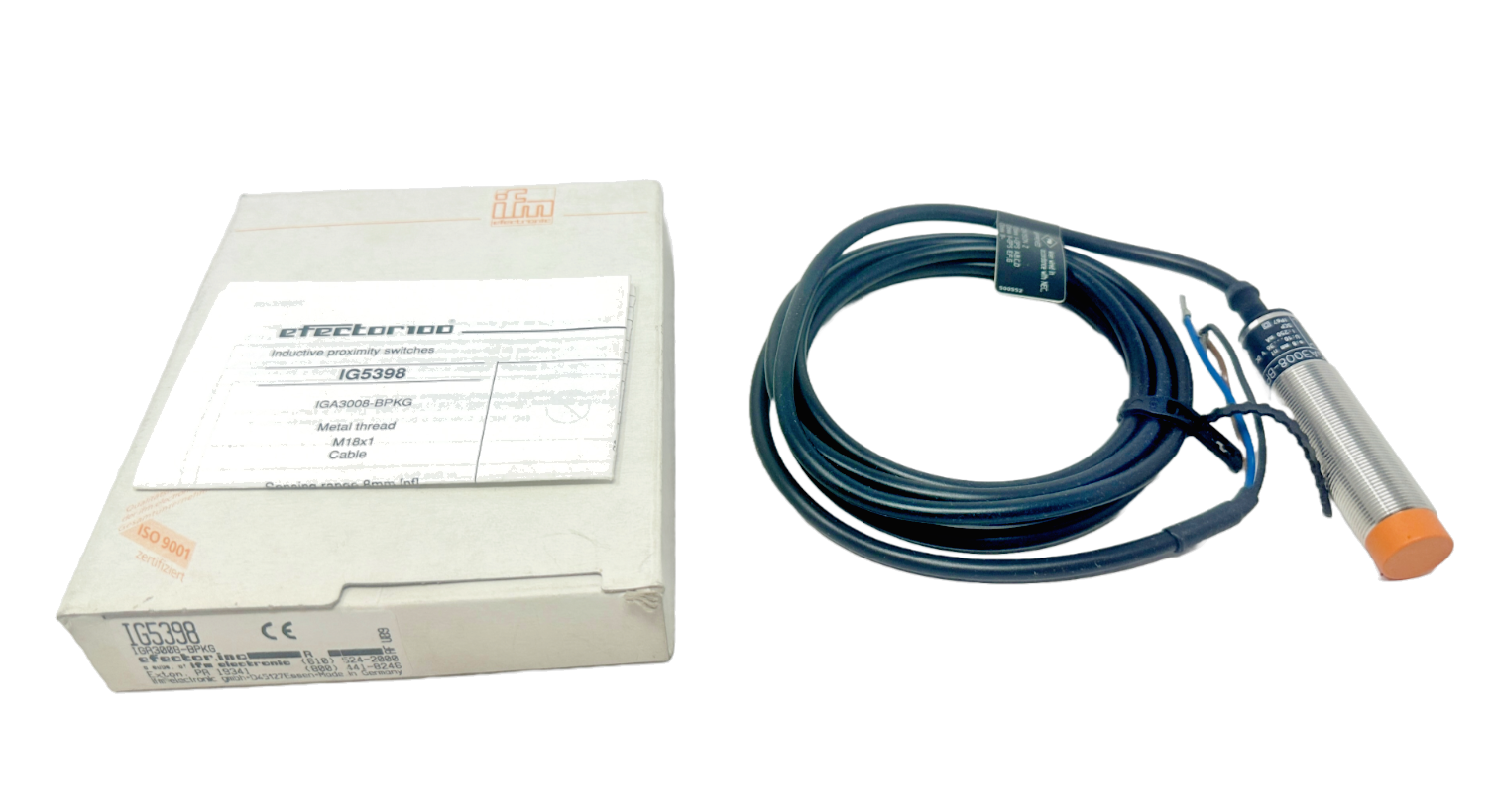 new Ifm IG5398 Inductive Sensor IGA3008-BPKG - IFM