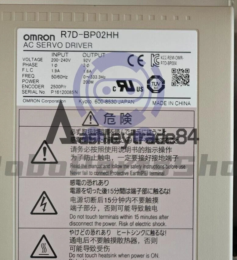 1PCS OMRON R7D-BP02HH AC Servo Driver