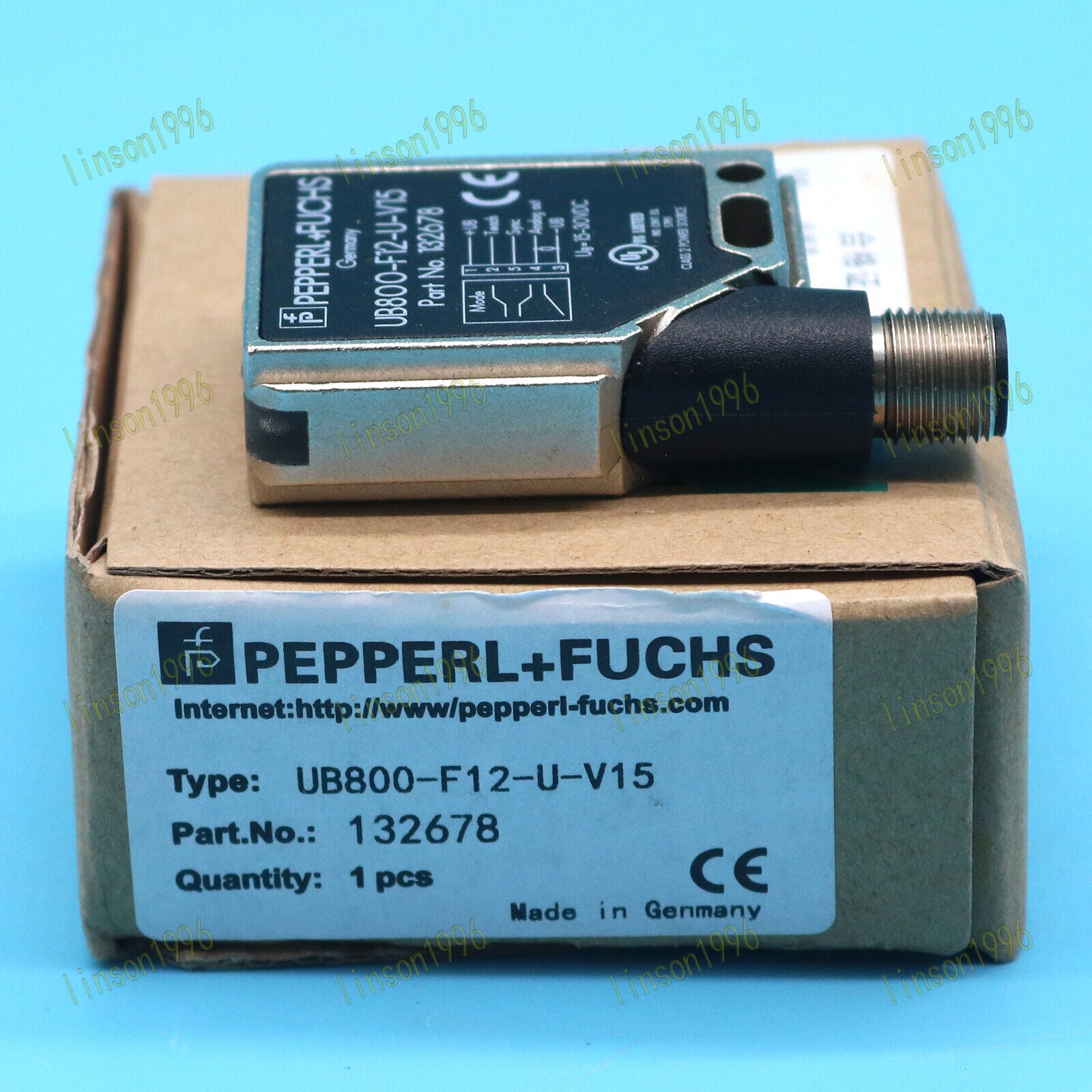 new 1PC Pepperl Fuchs UB800-F12-U-V15 ultrasonic sensor In Box One year - PEPPERL FUCHS