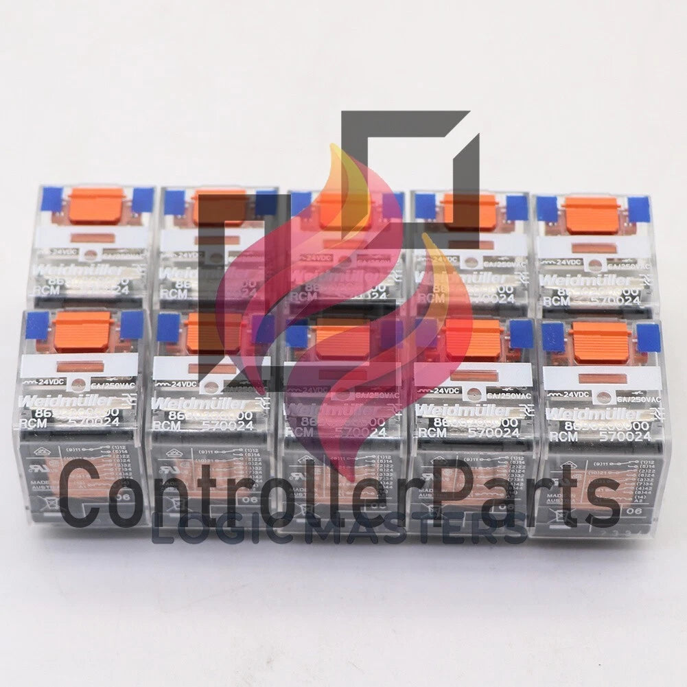 WEIDMULLER RCM570024 24VDC Relay 14Pins 6A 250VAC 10PCS