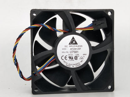 new 1 PCS DELTA Fan AFC0912DF U7581 DC 12V 1.43A 92*92*32mm Cooling fan - DELTA