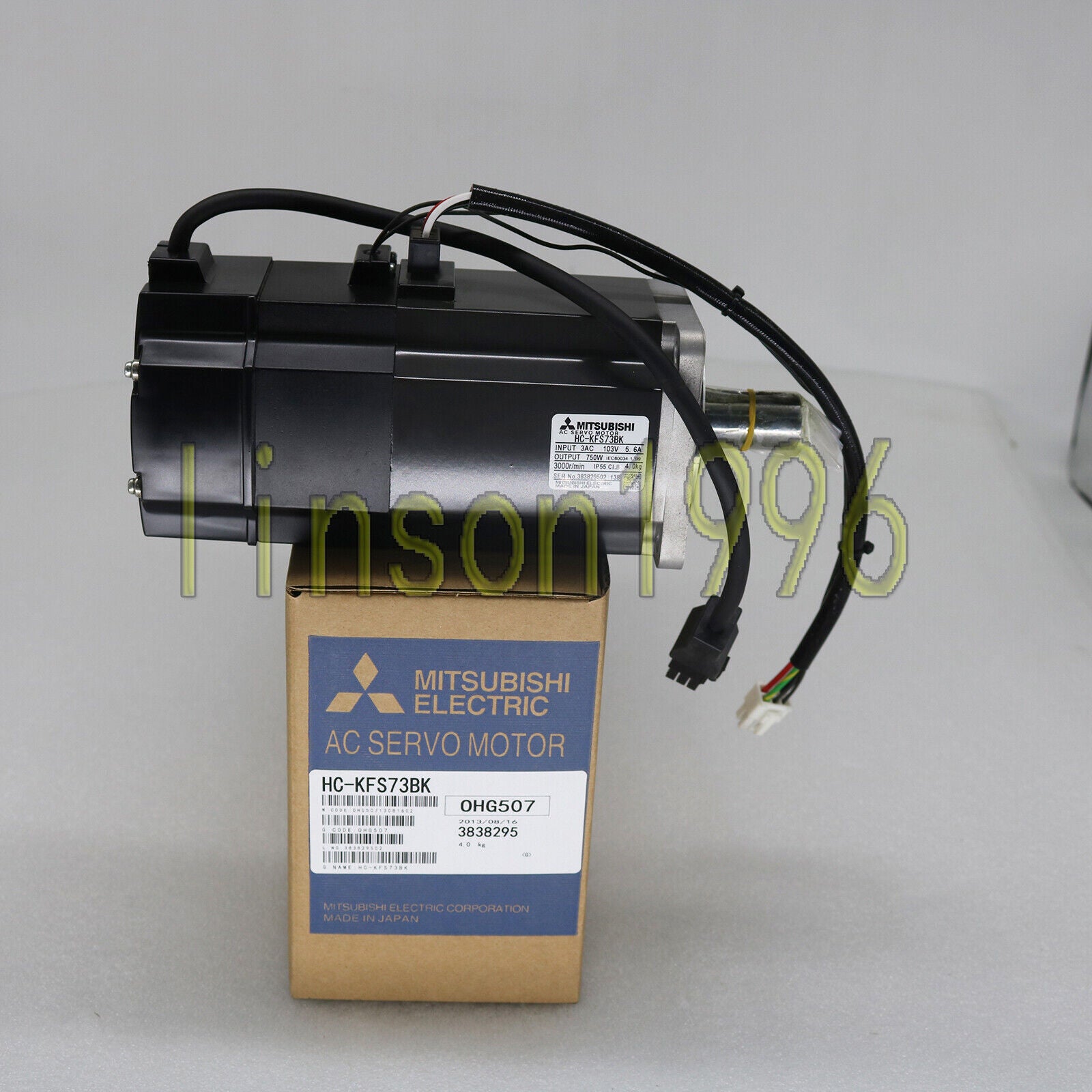 new Mitsubishi HC-KFS73BK AC Servo Motor 750W One year - MITSUBISHI