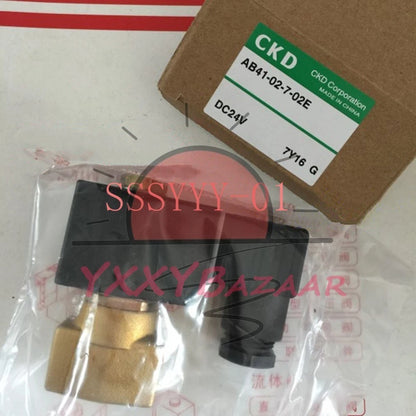 1Pcs For CKD AB41-02-7-02E DC24V solenoid valve Free Shipping