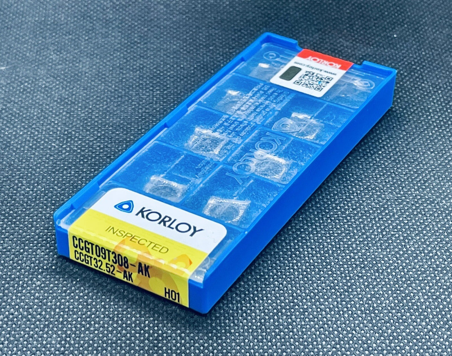 KORLOY CCGT 32.52 AK H01 / CCGT09T308-AK H01 Carbide Inserts 10pcs Free Ship!