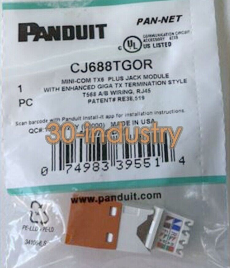 50 New CJ688TGOR Class Six Data Module in Orange - OMRON