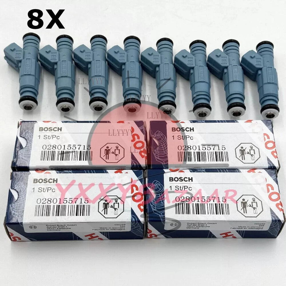 8PCS Fuel Injectors For 1996-99 Dodge RAM 1500 2500 3500 5.2L 5.9L 0280155715