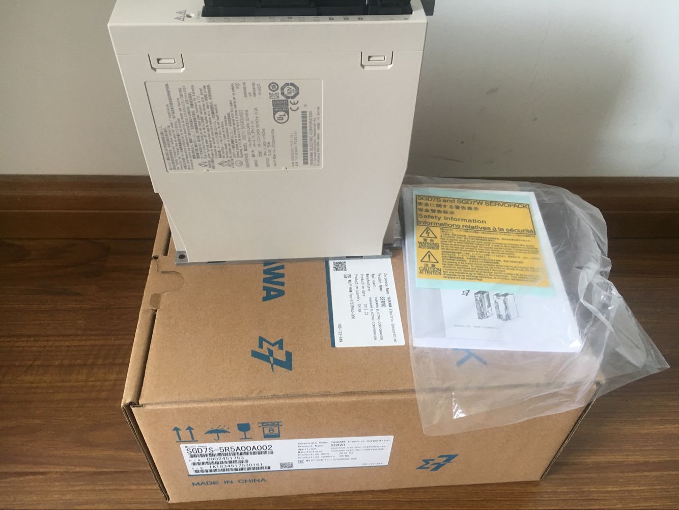 YASKAWA AC SERVO DRIVER SGD7S-5R5A00A002