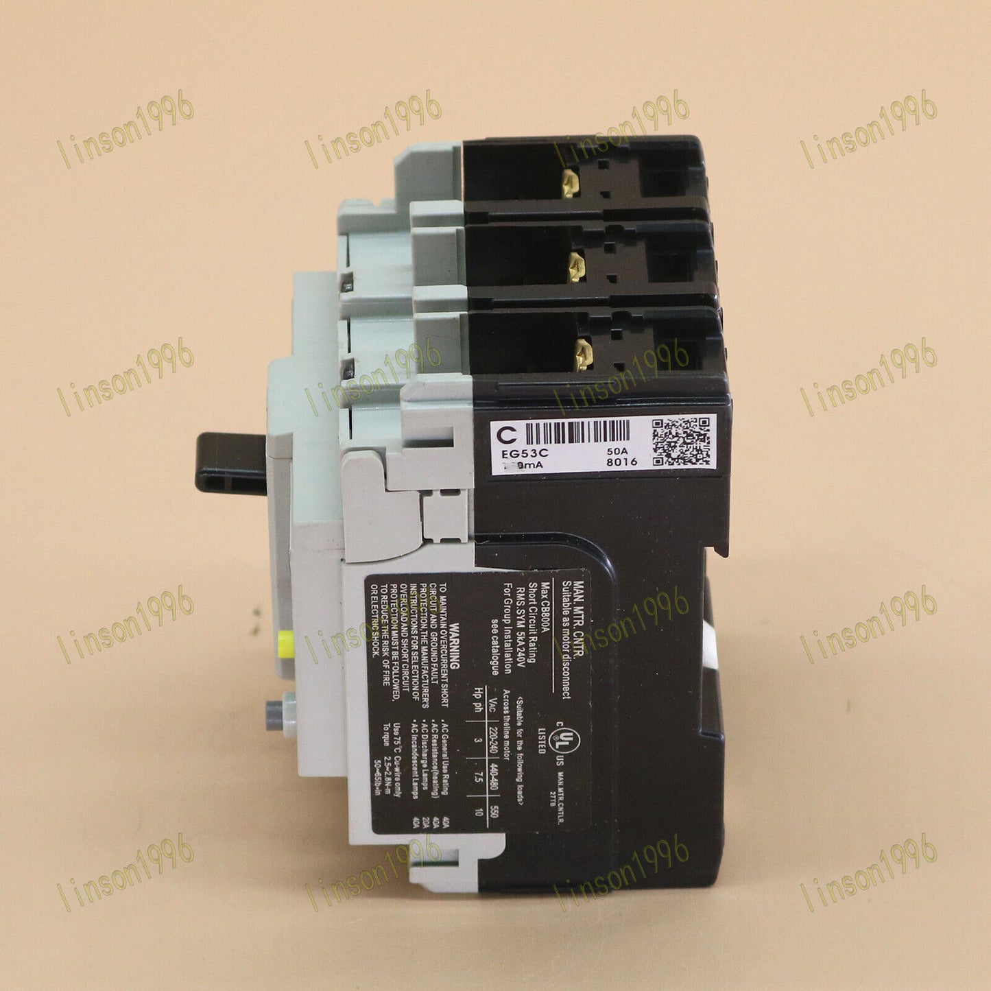 1PC FUJI Leakage Circuit Breakers EG53C 3P 50A - FUJI