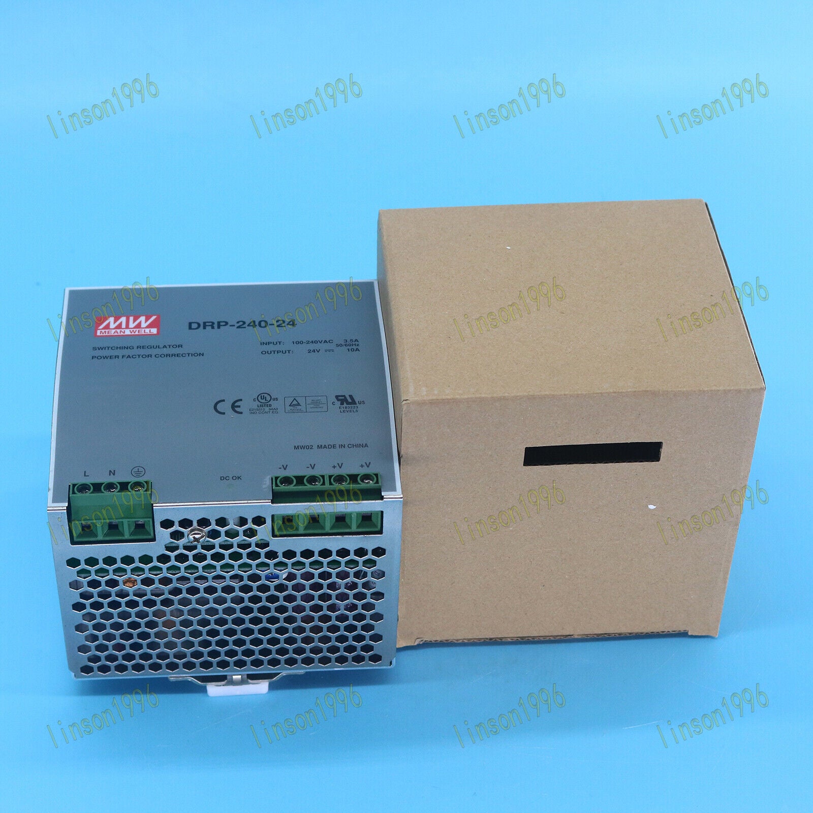 MEAN WELL DRP-240-24 24V 10A Power Supply SIP - MEAN WELL