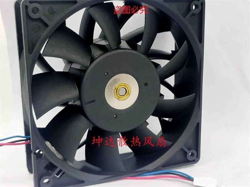 Delta FFB1248SHE-F00 12038 DC48V 0.75A 12CM 3-Pin Dual Ball Ball Velocity Fan