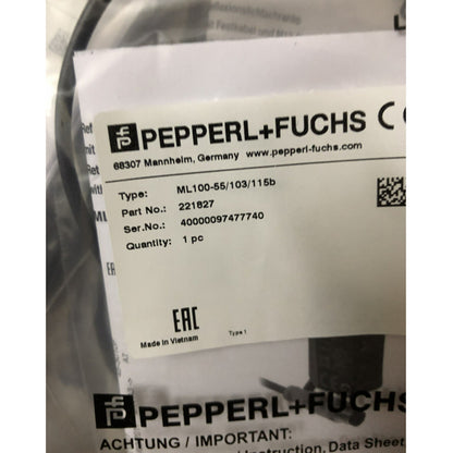 ML100-55/103/115b Pepperl+Fuchs Photoelectric Sensor Fast Ship - PEPPERL+FUCHS