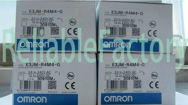 E3JM-R4M4-G E3JM R4M4 G 24-240VAC/VDC Omron Photoelectric Switch