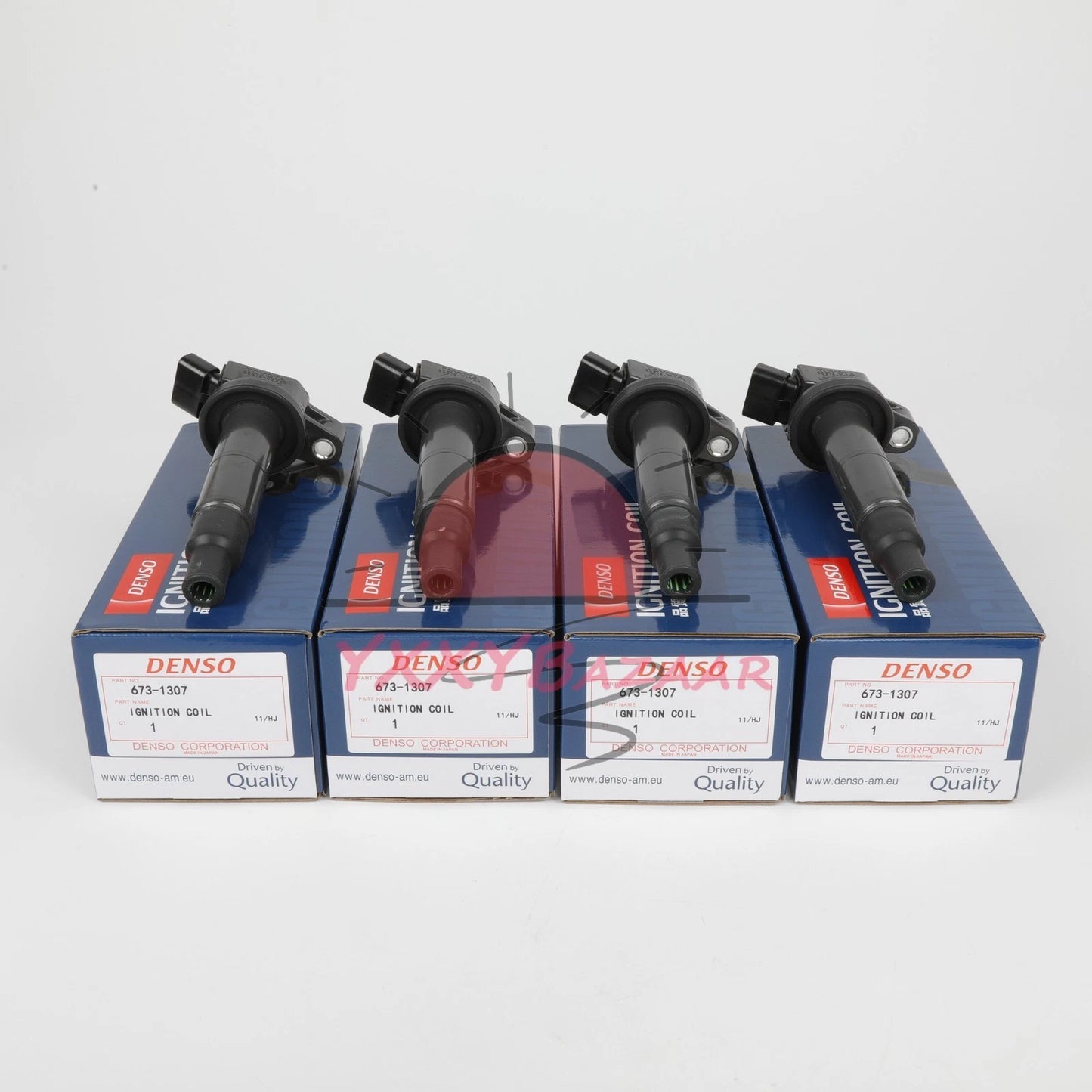4PCS DENSO 90919-02244 673-1307 Ignition Coils For 2001-2008 Rav4 2.4L L4