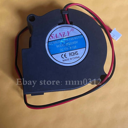 new 1PCS SANLY SF6028SM DC12V 0.10A Silent Turbine Blower Humidifier Fan 2pin