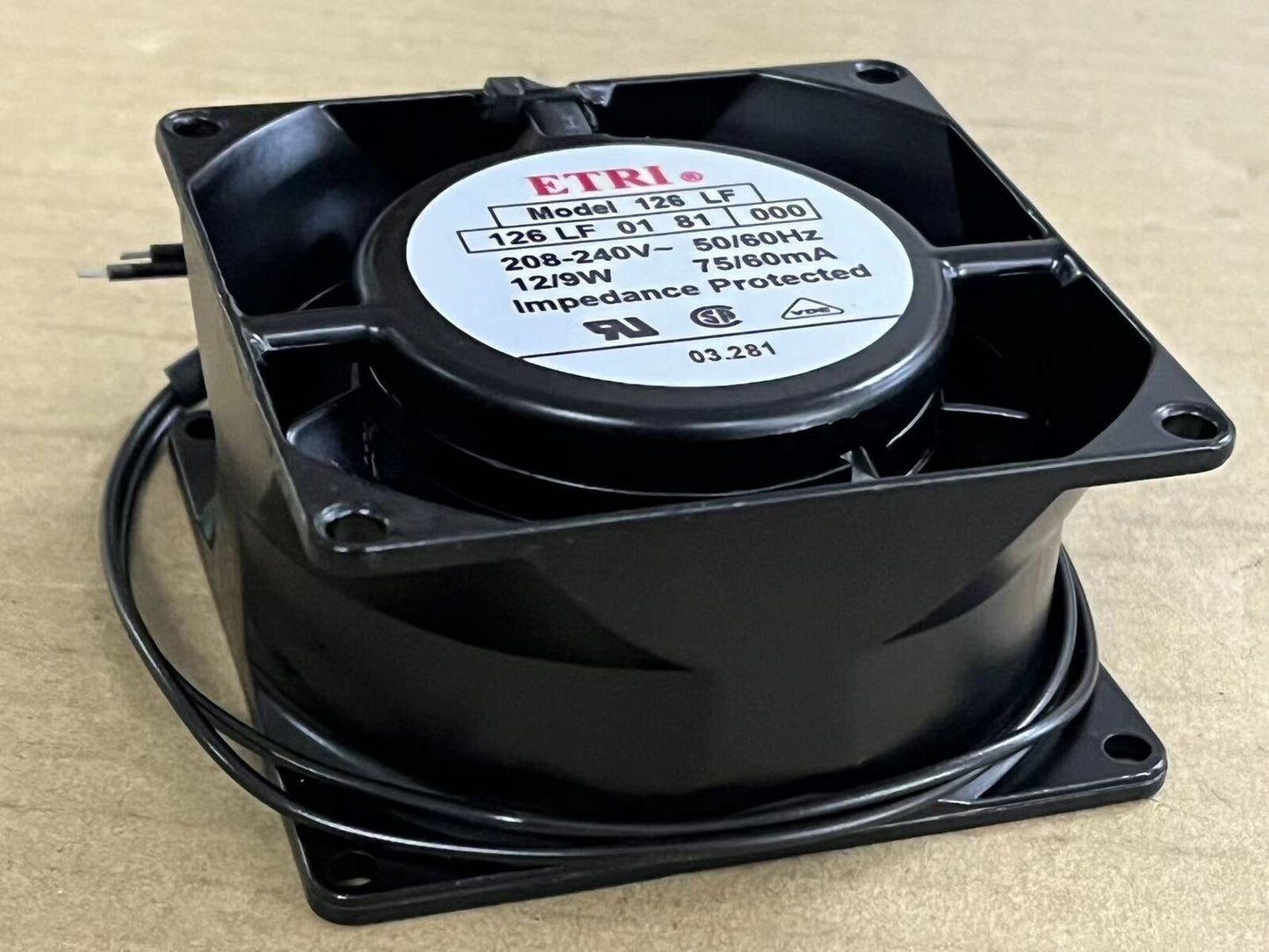 new 1pcs ETRI 126LF2181000 240V 12/9W 8CM 8038 High temperature resistant fan
