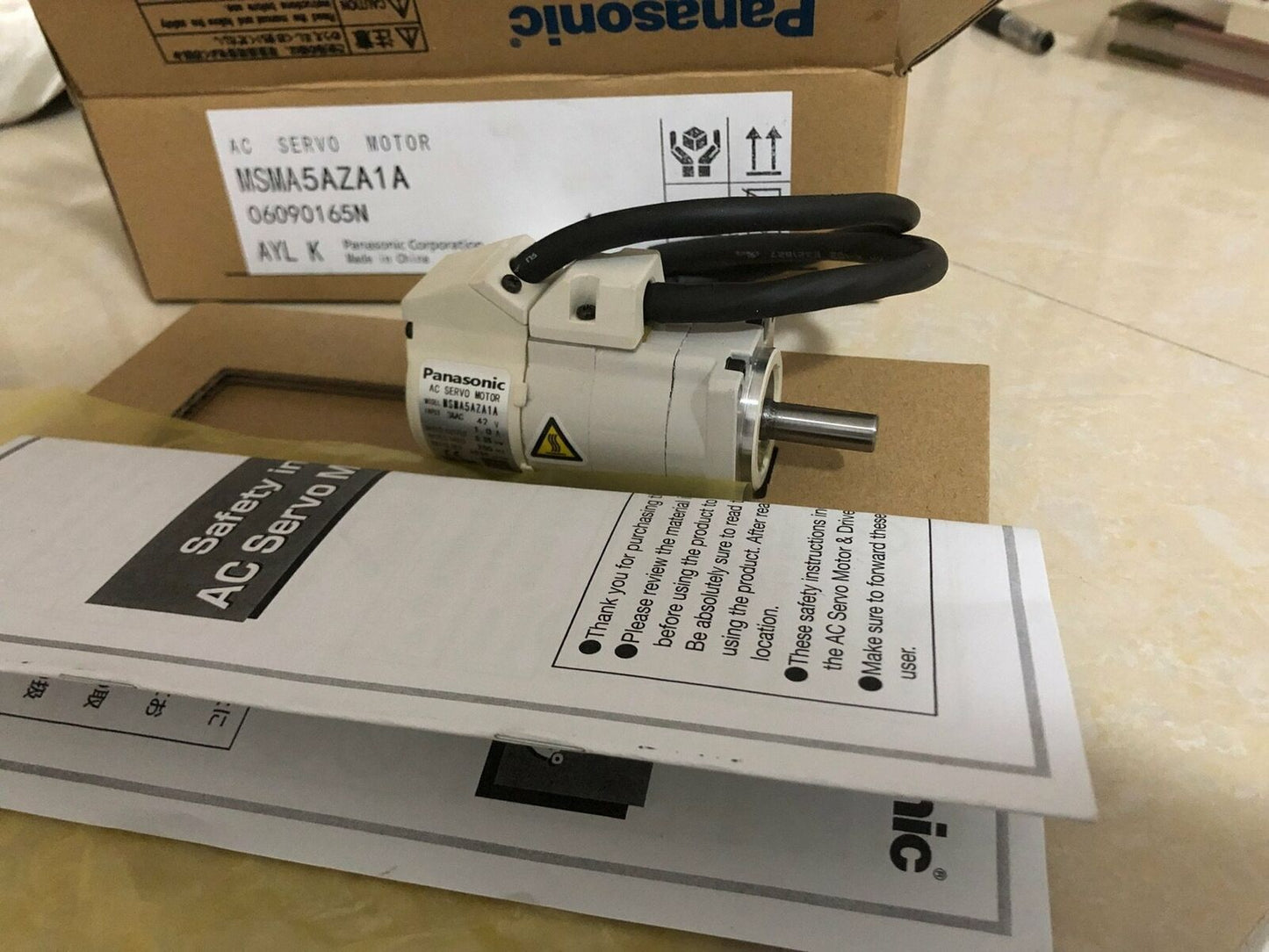 Panasonic AC Servo Motor MSMA5AZA1A In Stock - PANASONIC