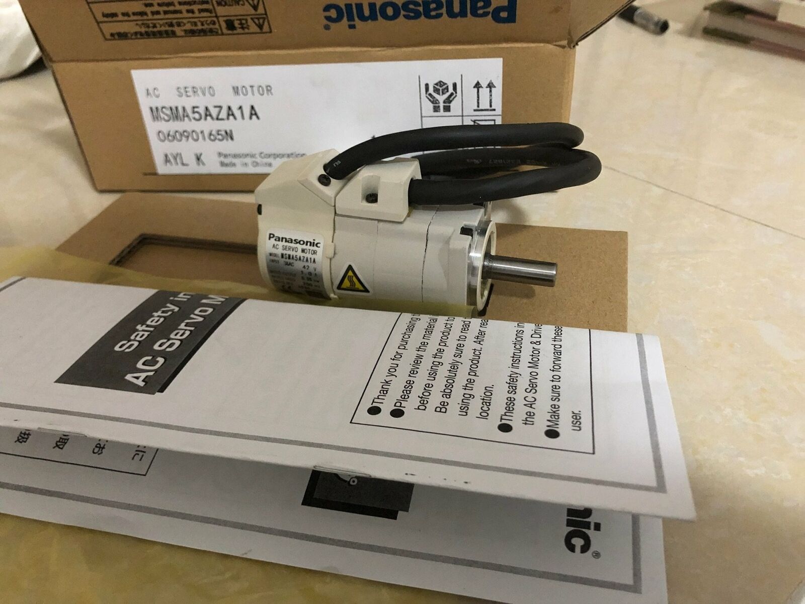 Panasonic AC Servo Motor MSMA5AZA1A In Stock - PANASONIC