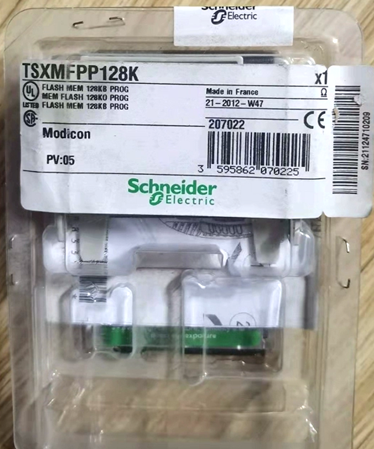SCHNEIDER TSXMFPP128K Memory Card - New - SCHNEIDER