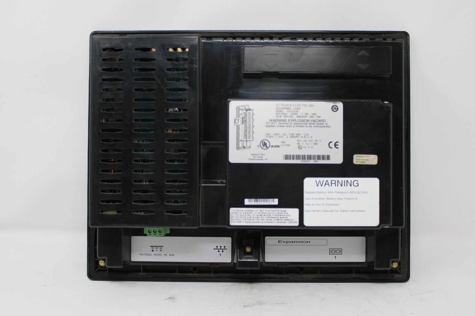 used GE Fanuc IC754VSI12CTD-GH Panel - GE FANUC