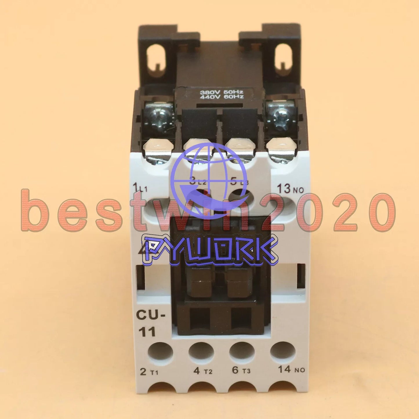 1PCS TECO CU-11 380V AC Contactor 4A