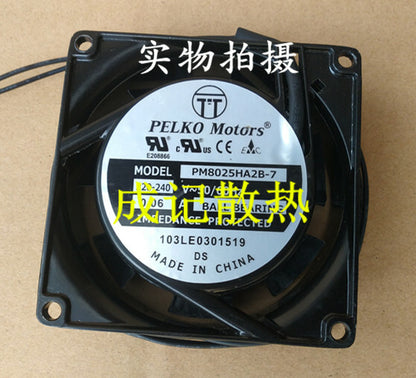 1pcs  PELKO MOTORS PM8025HA2B-7 AC220-240V 0.06A 8025 AC cooling fan