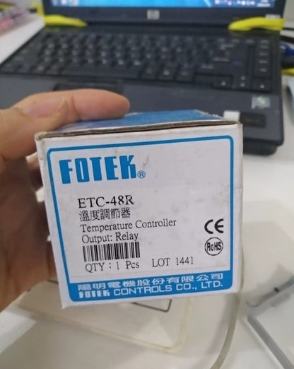 1PC  Fotek ETC-48R ETC48R Temperature Controller In Box  Free Ship
