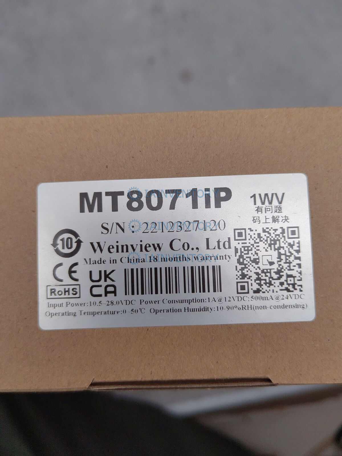 1PC WEINTEK MT8071iP Touch Screen 7 Factory Sealed Fast Ship - WEINTEK