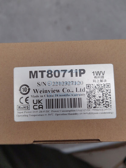 1PC WEINTEK MT8071iP Touch Screen 7 Factory Sealed Fast Ship - WEINTEK