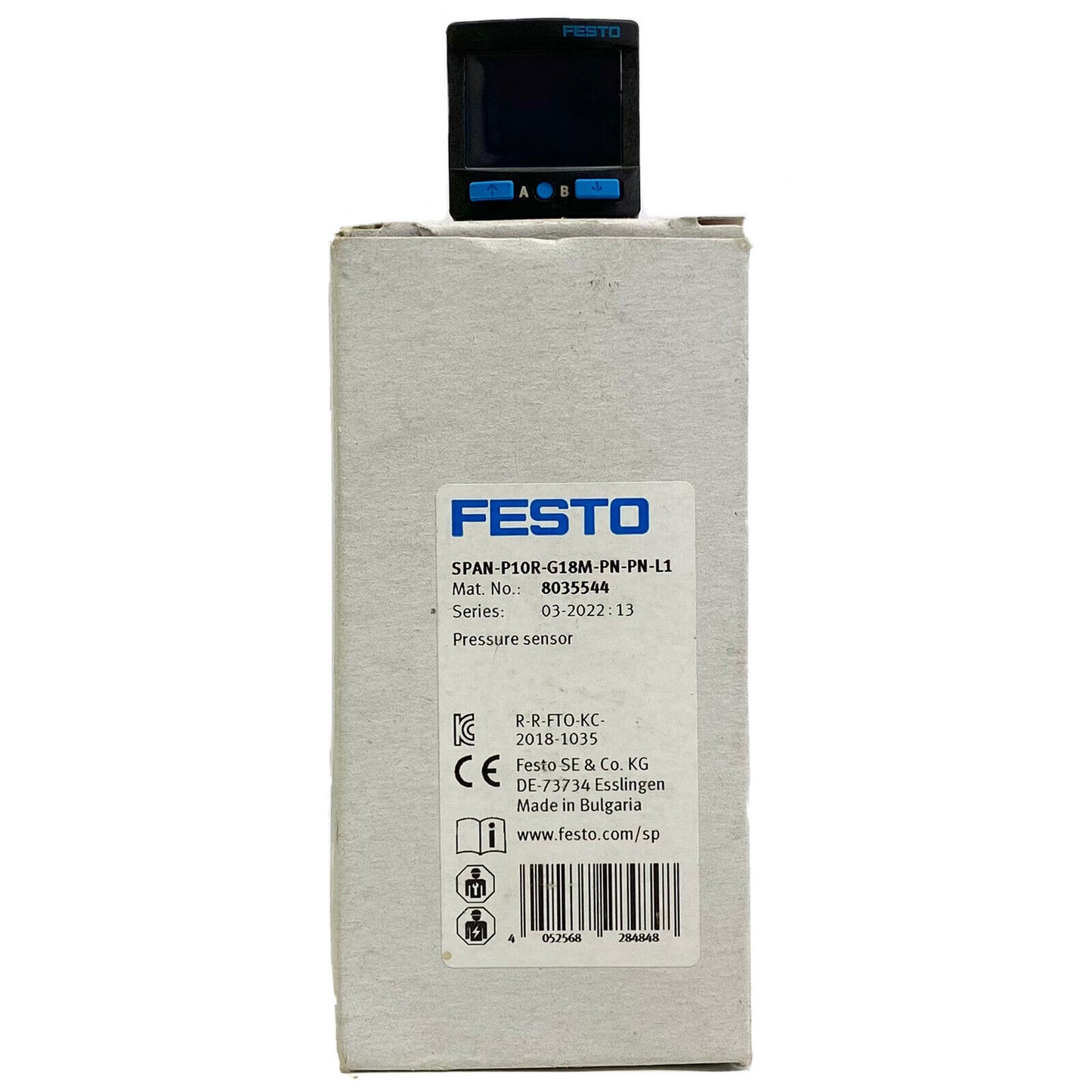 new FESTO SPAN-P10R-G18M-PN-PN-L1 8035544 Pressure Sensor - FESTO