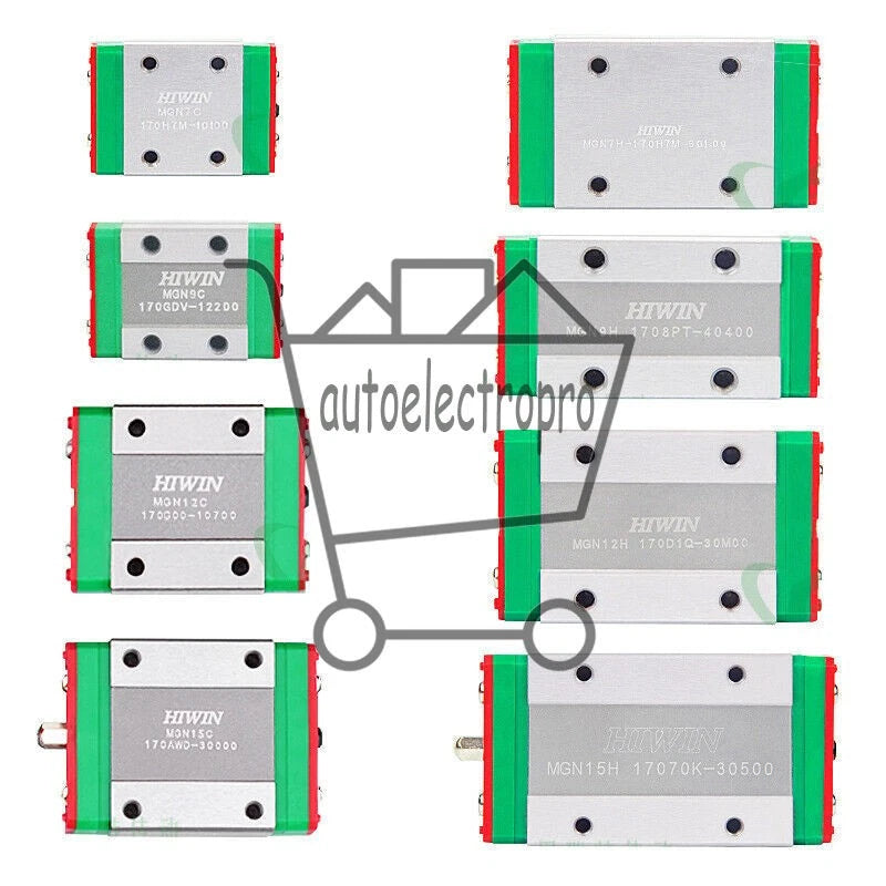 HIWIN Linear Guide MGN7 MGN9 MGN12 MGW7 MGW9 MGW12 Rail MGN7H MGN12H MGW9H MGW12