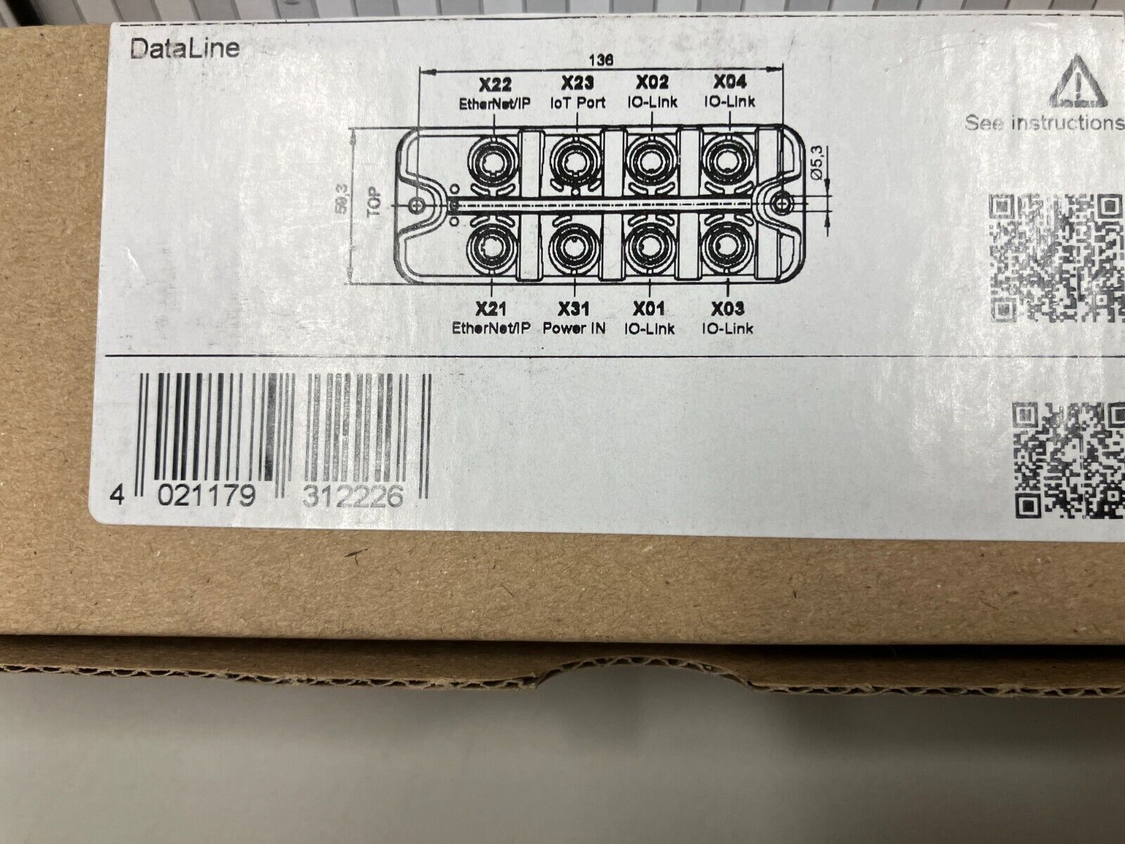 New Sealed IFM AL1320 Ethernet/IP - IFM