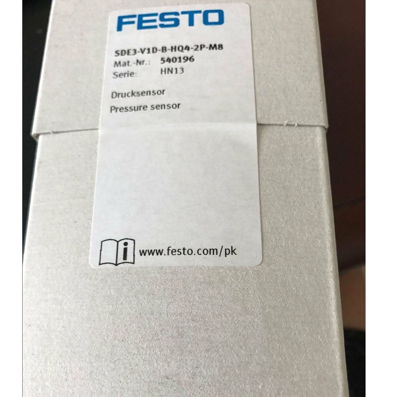 FESTO Pressure Sensors SDE3 V1D B HQ4 2P M8 - FESTO