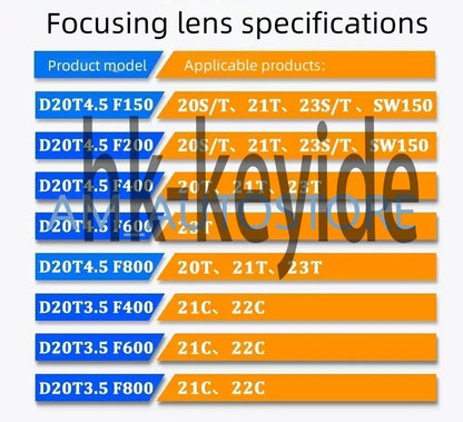 1PCS D20T3.5F800 Handheld Laser Welding Focusing Lenses