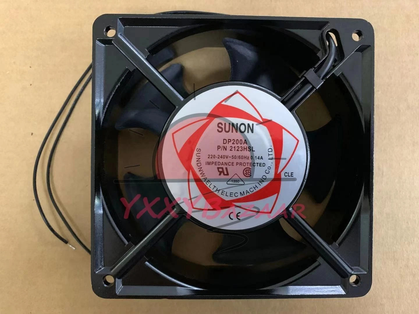 Sunon Fan DP200A 2123HSL 120 x 120 x 38mm 220-240V 0.14A Axial Mains Cooling Fan