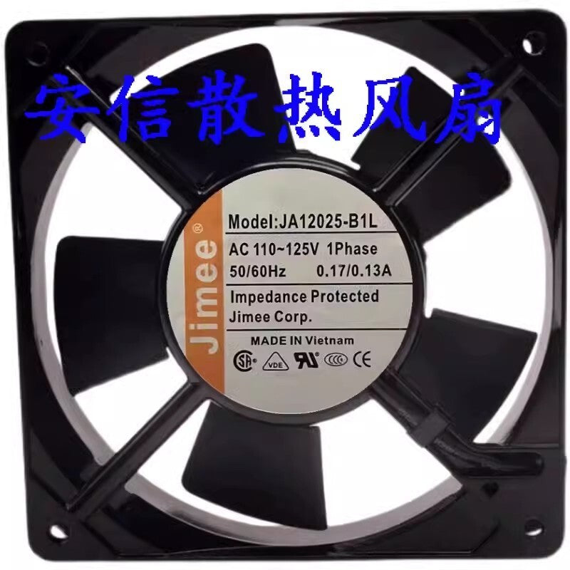 1PCS JA12025-B1L AC110-125V 0.17/0.13A Axial Cooling Fan